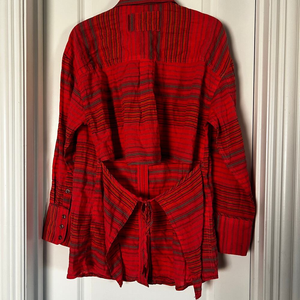 Free People We The Free Coastal Stripe Shirt | Size S - Picture 8 of 8